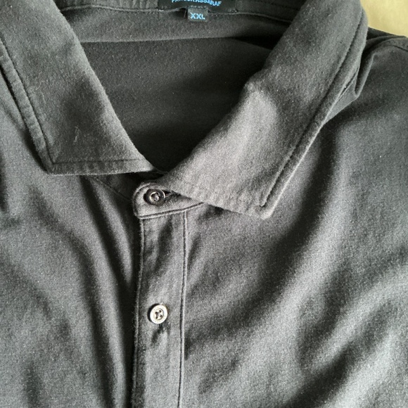 Patrick Assaraf Pima Cotton Front Button Down Shirt - Picture 5 of 5